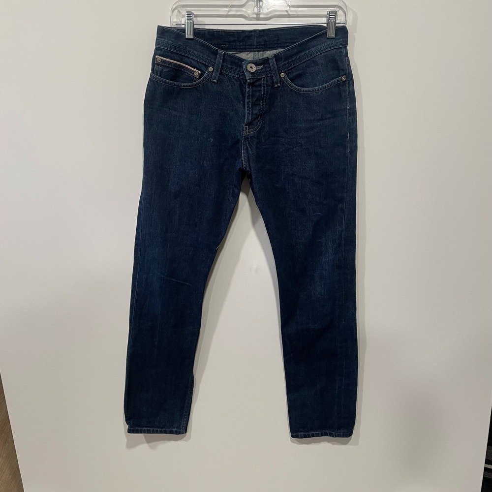 Naked & Famous Denim Weird Guy Raw Indigo Selvedge Jeans‎ Men Size 32 (30x28)